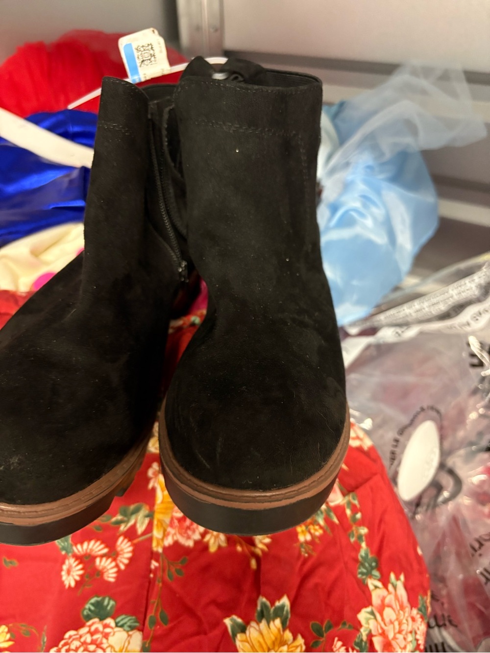 Black Suede Ankle Boots - Versatile Women's Chelsea Style